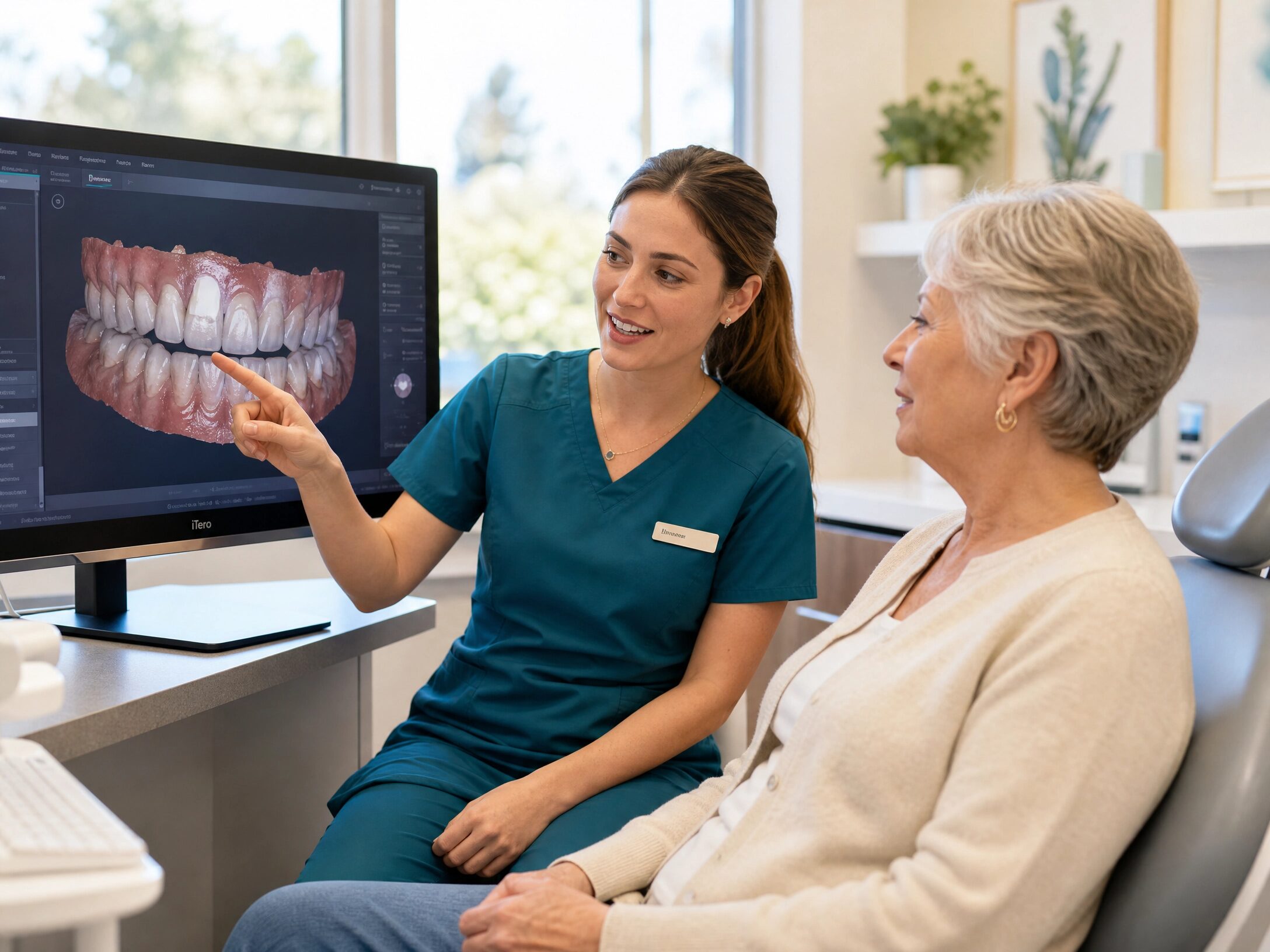 Bone grafting consultation at Charlottesville Dental Associates
