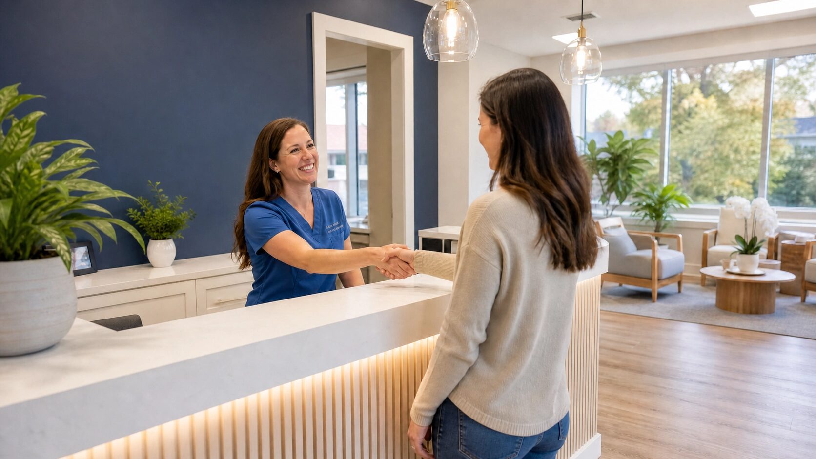 Happy family at Charlottesville Dental Associates