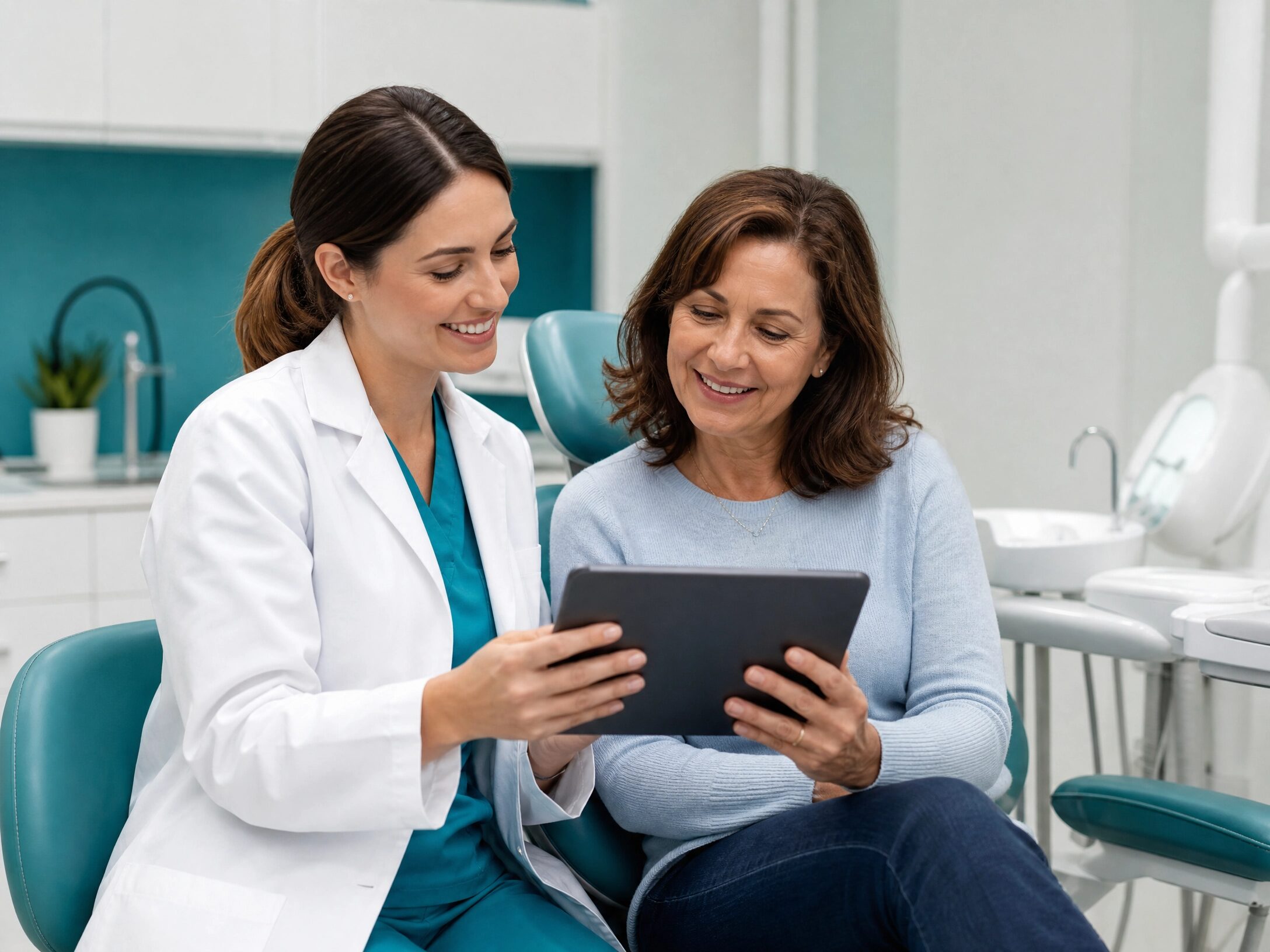 Dental implant consultation at Charlottesville Dental Associates