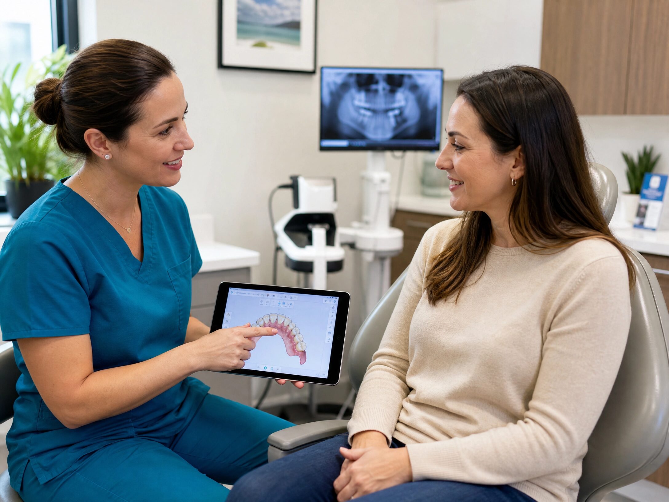 Single tooth implant consultation at Charlottesville Dental Associates