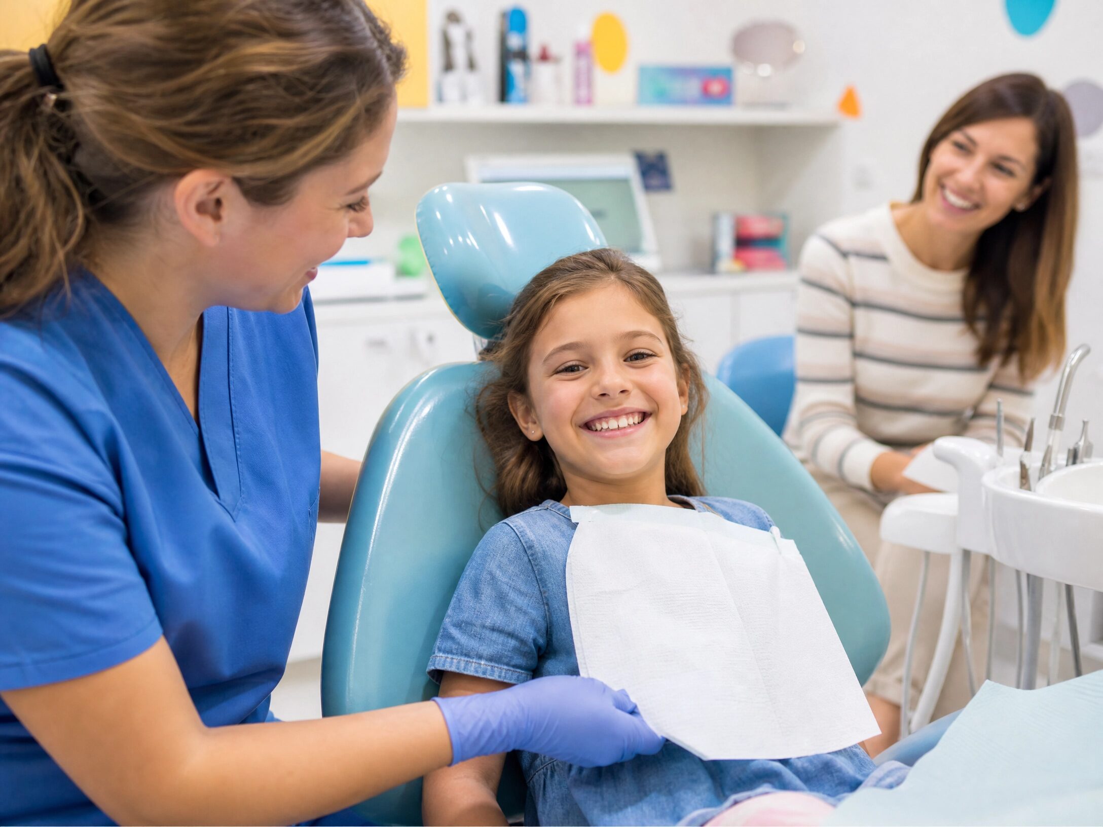 Dental sealants for children