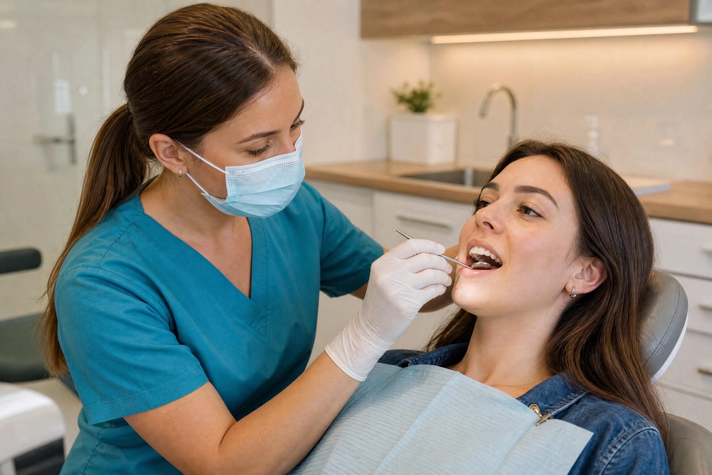 Dentist performing wisdom tooth extraction at Charlottesville Dental Associates