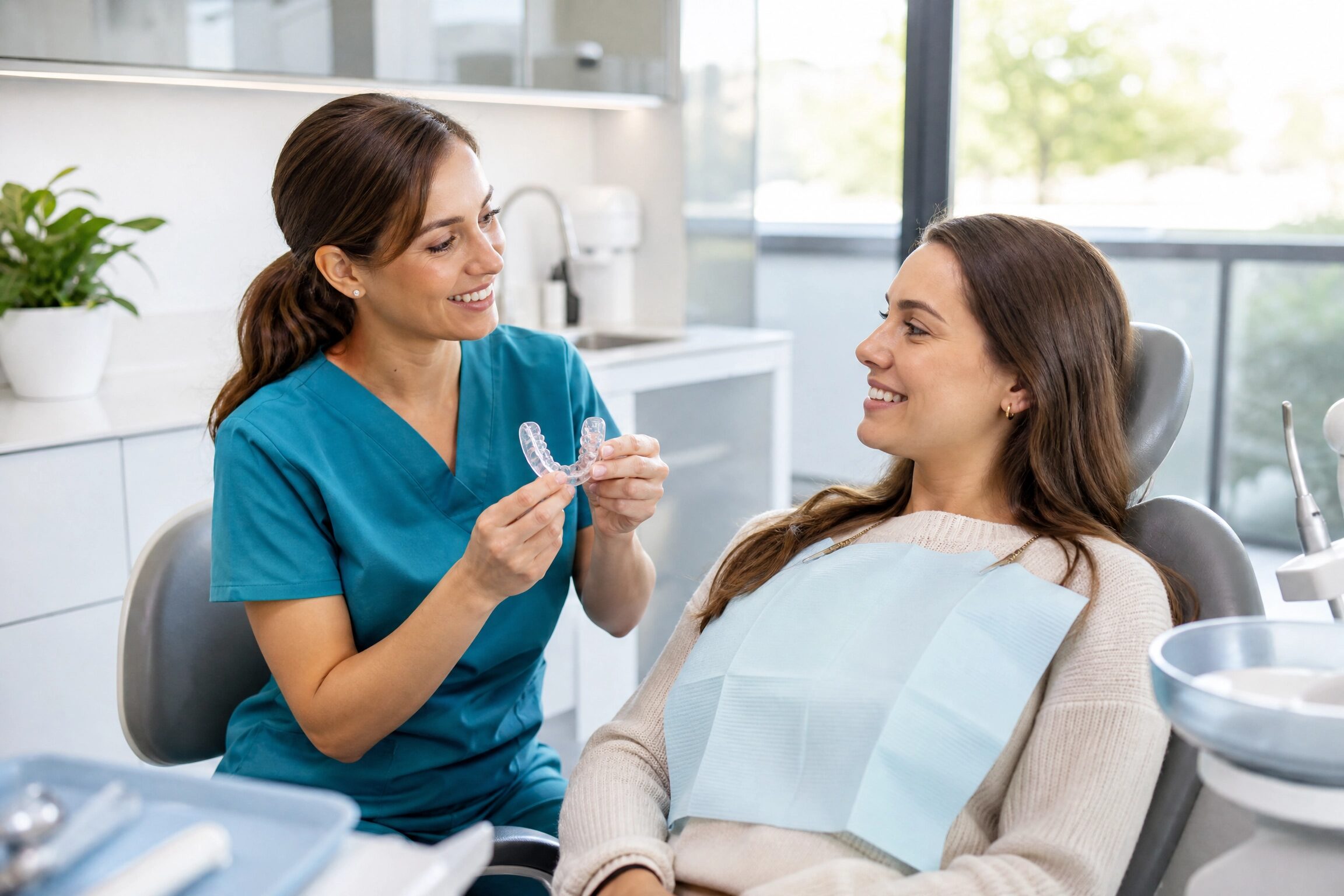 Custom take-home whitening trays at Charlottesville Dental Associates